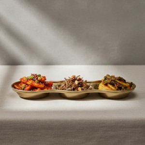 리빙아트 티타늄 원형세칸찬기(10cm)