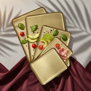 리빙아트 티타늄 빈티지 직사각접시 [II형] 5사이즈