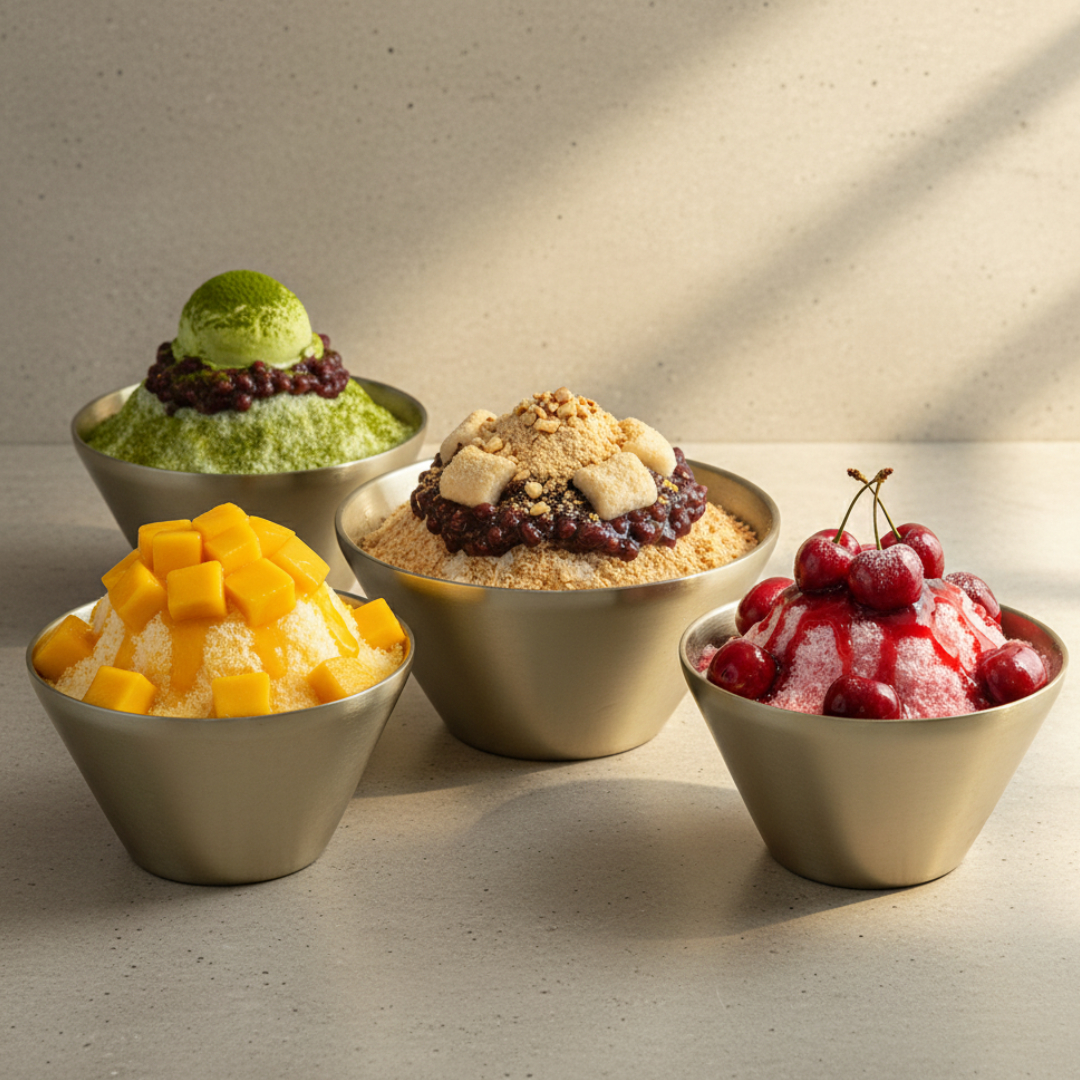 한국복진 티타늄 이중 빙수볼 4사이즈