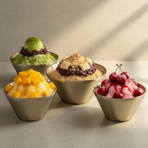 한국복진 티타늄 이중 빙수볼 4사이즈