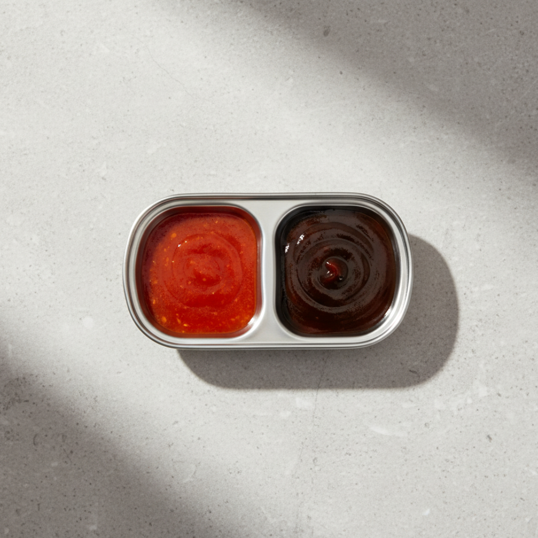 대경산업 스텐 단겹 사각소스 2구