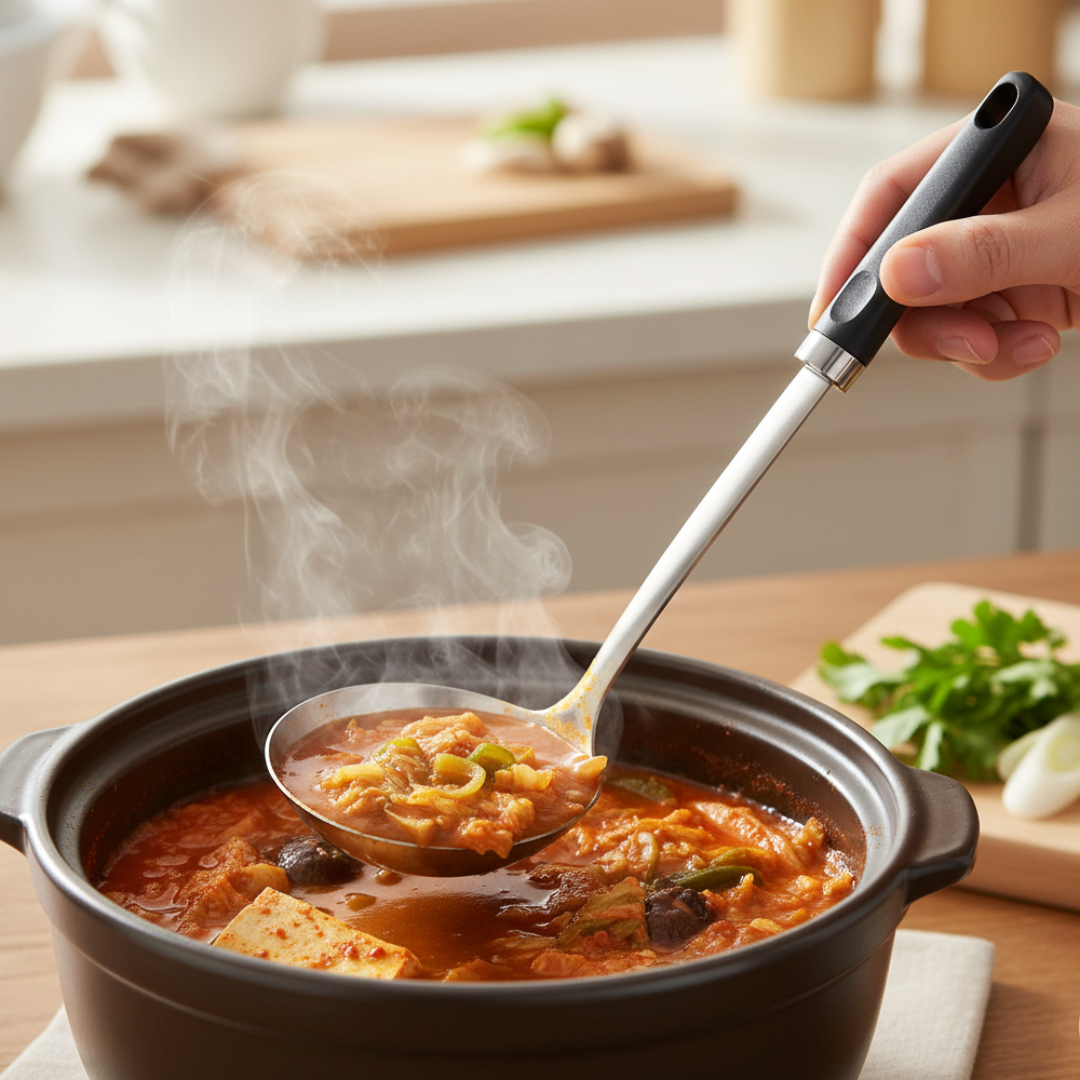 대경산업 영업용 롱 국자
