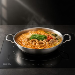 리빙아트 IH 스텐 낮은전골 냄비 9SIZE