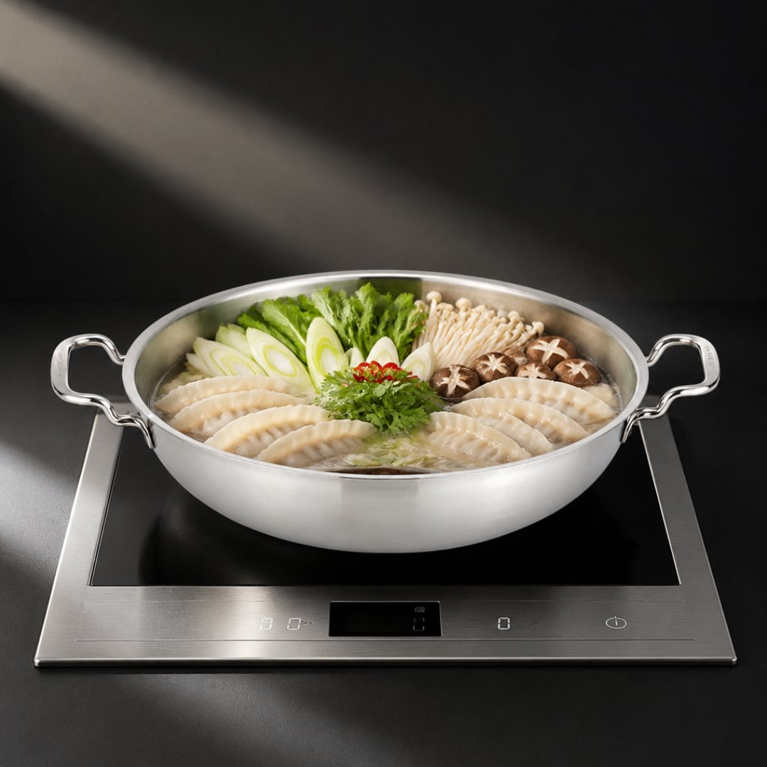 리빙아트 IH 스텐 높은전골 냄비 9SIZE