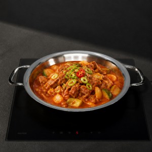 리빙아트 IH 스텐 전골판 (손잡이 O ) 9SIZE